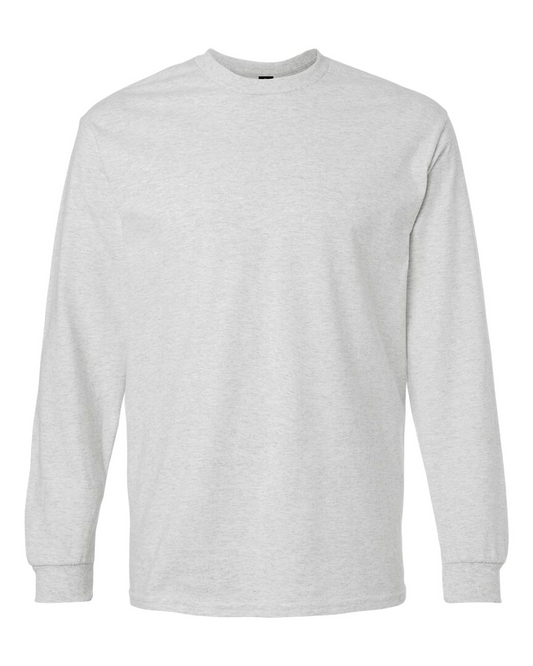 Gildan 2400 Unisex Ultra Cotton Long Sleeve – Custom Screen Print (1-Color, 1-Sided)