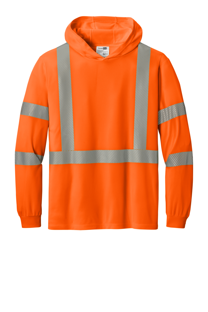 CornerStone CS208 Class 3 Hooded Safety Tee – Custom DTF Print